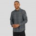 Los Angeles Rams Darius Rucker Collection by Fanatics Micro Corduroy Plaid Button Up Shirt - Gray