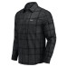 Baltimore Ravens Darius Rucker Collection by Fanatics Black Micro Corduroy Plaid Button Up Shirt