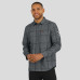 Рубашка Chicago Bears Darius Rucker Collection by Fanatics Gray Micro Corduroy Plaid