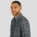 Рубашка Chicago Bears Darius Rucker Collection by Fanatics Gray Micro Corduroy Plaid