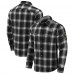Jacksonville Jaguars Darius Rucker Collection by Fanatics Black Flannel Plaid Full-Snap Shirt Jacksonville Jaguars Darius Rucker Collection by Fanatics Black Flannel Plaid Full-Snap Shirt