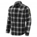 Jacksonville Jaguars Darius Rucker Collection by Fanatics Black Flannel Plaid Full-Snap Shirt