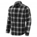 New York Jets Darius Rucker Collection by Fanatics Black Flannel Plaid Full-Snap Shirt