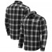 Рубашка Pittsburgh Steelers Darius Rucker Collection by Fanatics Black Flannel Plaid
