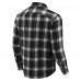 Las Vegas Raiders Darius Rucker Collection by Fanatics Black Flannel Plaid Full-Snap Shirt