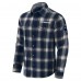 New England Patriots Darius Rucker Collection by Fanatics Navy Flannel Plaid Full-Snap Shirt