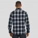 New England Patriots Darius Rucker Collection by Fanatics Navy Flannel Plaid Full-Snap Shirt