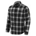 Baltimore Ravens Darius Rucker Collection by Fanatics Black Flannel Plaid Full-Snap Shirt