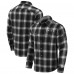 Indianapolis Colts Darius Rucker Collection by Fanatics Black Flannel Plaid Full-Snap Shirt