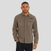 Baltimore Ravens Darius Rucker Collection by Fanatics Tan Polar Fleece Cozy Button-Up Shirt
