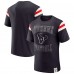 Футболка Houston Texans Darius Rucker Collection by Fanatics Navy Football Stripe Sleeve