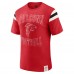 Футболка Atlanta Falcons Darius Rucker Collection by Fanatics Red Football Stripe Sleeve