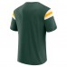 Футболка Green Bay Packers Darius Rucker Collection by Fanatics Green Football Stripe Sleeve