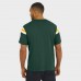 Футболка Green Bay Packers Darius Rucker Collection by Fanatics Green Football Stripe Sleeve