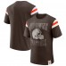 Футболка Cleveland Browns Darius Rucker Collection by Fanatics Brown Football Stripe Sleeve Футболка Cleveland Browns Darius Rucker Collection by Fanatics Brown Football Stripe Sleeve