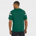 New York Jets Darius Rucker Collection by Fanatics Green Football Stripe Sleeve T-Shirt