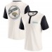 Jacksonville Jaguars Darius Rucker Collection by Fanatics Cream Henley Colorblock Slub Pocket T-Shirt