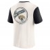 Jacksonville Jaguars Darius Rucker Collection by Fanatics Cream Henley Colorblock Slub Pocket T-Shirt