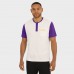Minnesota Vikings Darius Rucker Collection by Fanatics Cream Henley Colorblock Slub Pocket T-Shirt