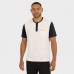 Футболка New Orleans Saints Darius Rucker Collection by Fanatics Cream Henley Colorblock Slub Pocket