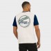 Seattle Seahawks Darius Rucker Collection by Fanatics Cream Henley Colorblock Slub Pocket T-Shirt