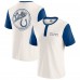 Indianapolis Colts Darius Rucker Collection by Fanatics Cream Henley Colorblock Slub Pocket T-Shirt