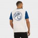 Indianapolis Colts Darius Rucker Collection by Fanatics Cream Henley Colorblock Slub Pocket T-Shirt