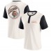 Cincinnati Bengals Darius Rucker Collection by Fanatics Cream Henley Colorblock Slub Pocket T-Shirt