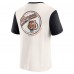 Cincinnati Bengals Darius Rucker Collection by Fanatics Cream Henley Colorblock Slub Pocket T-Shirt