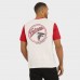 Футболка Atlanta Falcons Darius Rucker Collection by Fanatics Cream Henley Colorblock Slub Pocket