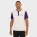 Футболка Baltimore Ravens Darius Rucker Collection by Fanatics Cream Henley Colorblock Slub Pocket