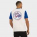 Футболка Buffalo Bills Darius Rucker Collection by Fanatics Cream Henley Colorblock Slub Pocket