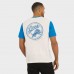 Футболка Detroit Lions Darius Rucker Collection by Fanatics Cream Henley Colorblock Slub Pocket