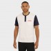 Футболка Houston Texans Darius Rucker Collection by Fanatics Cream Henley Colorblock Slub Pocket