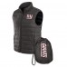 New York Giants NFL x Darius Rucker Collection by Fanatics Black Packable Full-Zip Vest with Travel Bag
