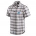 Рубашка Detroit Lions Darius Rucker Collection by Fanatics Gray Team Plaid Short Sleeve