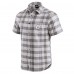 Рубашка Pittsburgh Steelers Darius Rucker Collection by Fanatics Gray Team Plaid Short Sleeve