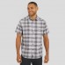 Рубашка Pittsburgh Steelers Darius Rucker Collection by Fanatics Gray Team Plaid Short Sleeve