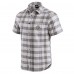 Рубашка с коротким рукавом New Orleans Saints Darius Rucker Collection by Fanatics Gray Team Plaid Short Sleeve