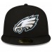 Бейсболка Philadelphia Eagles New Era Super Bowl LIX Side Patch 59FIFTY - Black