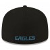 Бейсболка Philadelphia Eagles New Era Super Bowl LIX Side Patch 59FIFTY - Black