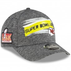 Бейсболка Kansas City Chiefs New Era Super Bowl LIX 9FORTY A-Frame - Gray