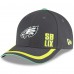 Бейсболка Philadelphia Eagles New Era Super Bowl LIX 9FORTY - Gray