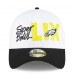 Бейсболка Philadelphia Eagles New Era Super Bowl LIX 39THIRTY - White/Black