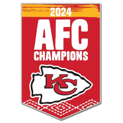 Kansas City Chiefs WinCraft 2024 AFC Champions Collectors Pin