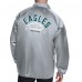 Куртка на кнопках Philadelphia Eagles Starter Retro Logo Raglan Coaches - Gray