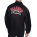 Куртка на кнопках Atlanta Falcons Starter Black Retro Logo Raglan Coaches