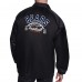 Куртка на кнопках Chicago Bears Starter Black Retro Logo Raglan Coaches