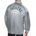 Куртка на кнопках Green Bay Packers Starter Gray Retro Logo Raglan Coaches