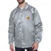 Minnesota Vikings Starter Gray Retro Logo Raglan Coaches Full-Snap Jacket Minnesota Vikings Starter Gray Retro Logo Raglan Coaches Full-Snap Jacket